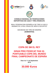 PROGRAMA Grand Prix FEDECAT y Copa de SM El Rey