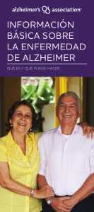 Información Básica Sobre la Enfermedad de Alzheimer