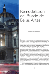 Remodelación del Palacio de Bellas Artes