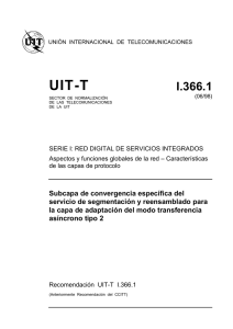 UIT-T Rec. I.366.1 (06/98) Subcapa de convergencia