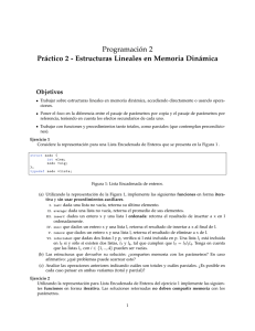 Letra de práctico estructuras lineales (práctico 2)