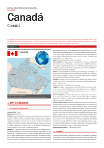 Ficha País Canadá - Ministerio de Asuntos Exteriores y de