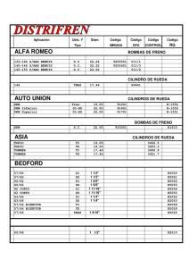 catalogo general frenos - FRENOS y EMBRAGUES DISTRIFREN