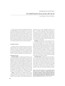 Ecosistemas Dulceacuícolas - Ministerio del Medio Ambiente