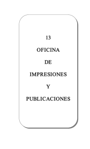 13 OFICINA DE IMPRESIONES Y PUBLICACIONES