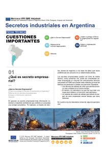 01 MM Secretos industriales en Argentina