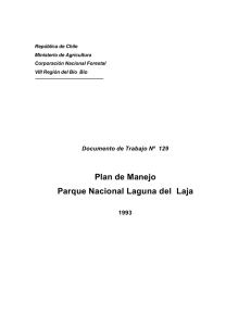 Plan de Manejo Parque Nacional Laguna del Laja