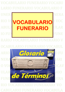 vocabulario funerario