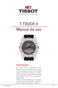 T-TOUCH II Manual de uso