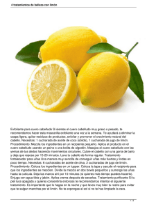 4 tratamientos de belleza con limón