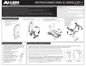 INSTRUCCIONES PARA EL MODELO MT-1