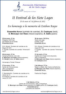 II Festival de los Siete Lagos