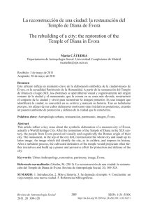 La reconstrucción de una ciudad: la restauración del Templo de