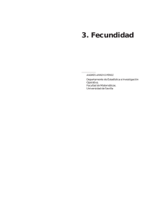 Fecundidad (PDF 873 Kb) - Instituto Nacional de Estadistica.