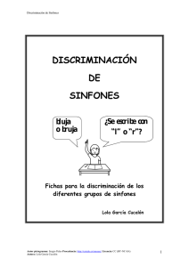 DISCRIMINACIÓN DE SINFONES