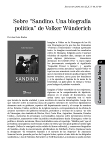 Sobre “Sandino. Una biografía política” de Volker Wünderich