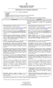 cámara nacional electoral certificado de no ciudadano argentino