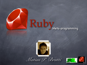 Ruby Metaprogramming