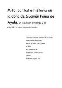 Mito, cantos e historia en la obra de Guamán Poma de Ayala
