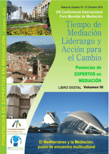 Ponencias de Expertos en Mediación. Libro Digital