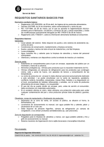Requisitos sanitarios pan - Ajuntament de L`Hospitalet