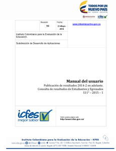 Manual del usuario - ICFES Interactivo