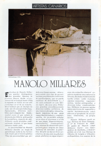 Artistas canarios : Manolo Millares