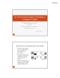 8. Convertidores Digital a Analógico y Analógico a Digital Sistemas