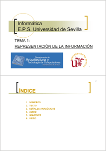 Tema 1 - Representación de la Información