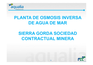 E.DA.M Sierra Gorda - aqualia infraestructuras