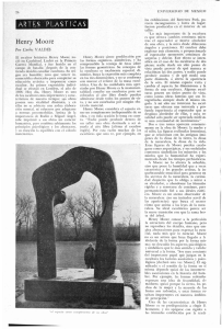 ARTES PLAST JeAS Henry Moore - Revista de la Universidad de