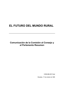el futuro del mundo rural - Red Asturiana de Desarrollo Rural