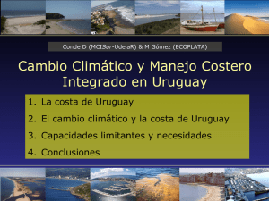 Cambio Climático y Manejo Costero Integrado en Uruguay