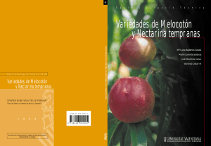 Variedades de Melocotón y Nectarina tempranas - IVIA