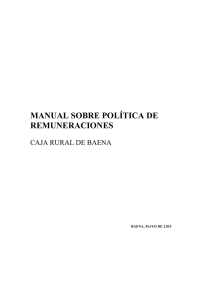 manual sobre política de remuneraciones