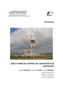 nueva torre de control del aeropuerto de barcelona