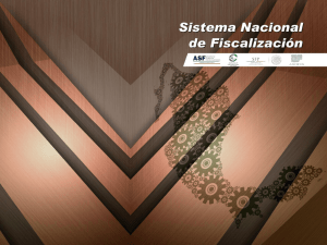 Diapositiva 1 - Sistema Nacional de Fiscalización