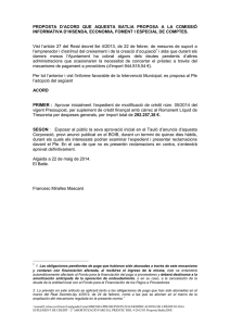 Proposta de batlia - Ajuntament d`Algaida