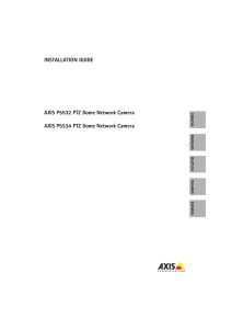 AXIS P5532/P5534 Installation Guide
