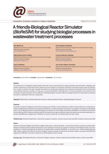 A friendly-Biological Reactor Simulator (BioReSIM) for studying