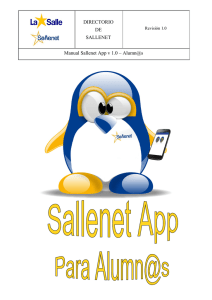 DIRECTORIO DE SALLENET Manual Sallenet App v 1.0 – Alumn@s
