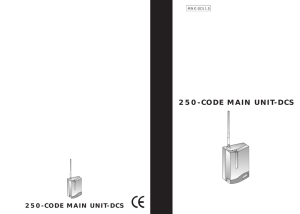 250-CODE MAIN UNIT-DCS