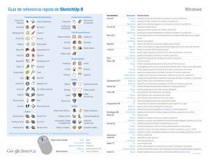 Guía de referencia rápida de SketchUp 8 Windows