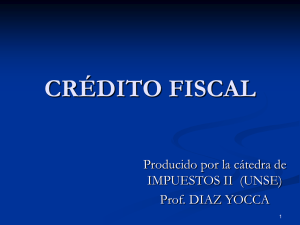 crédito fiscal