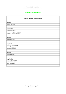 Lista docentes 2014 - Universidad de la República
