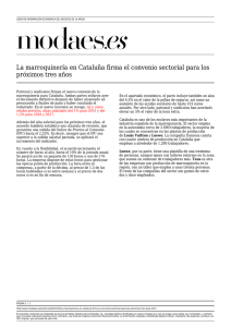 La marroquinería en Cataluña firma el convenio