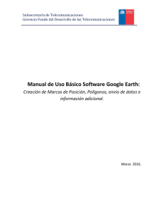 Manual de Uso Básico Software Google Earth