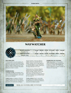 waywatcher - Games Workshop