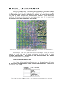el modelo de datos raster - Laboratorio de urbanismo y ordenación