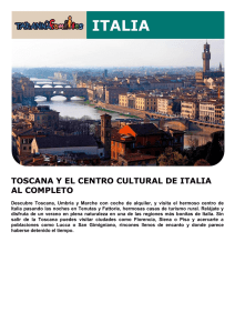 toscana y el centro cultural de italia al completo
